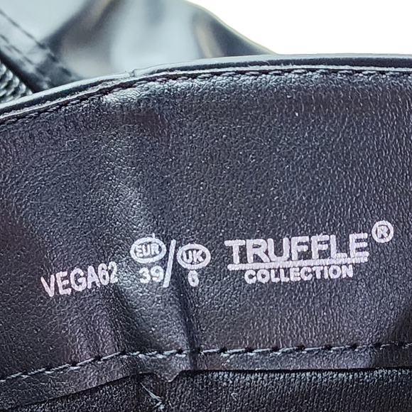 Truffle Collection Women's Chunky Sole Platform Zip Up Knee High Boots - 39 - Picture 8 of 8